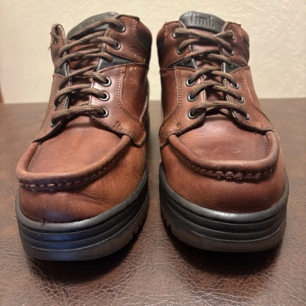 Vintage 2003 Timberland Heritage Moc Toe Mid GORE-TEX Boots Men's 7 W 37042 GTX